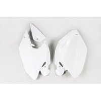 Fiancatine laterali - bianco - Honda - PLASTICHE REPLICA - HO03647-041 - UFO Plast