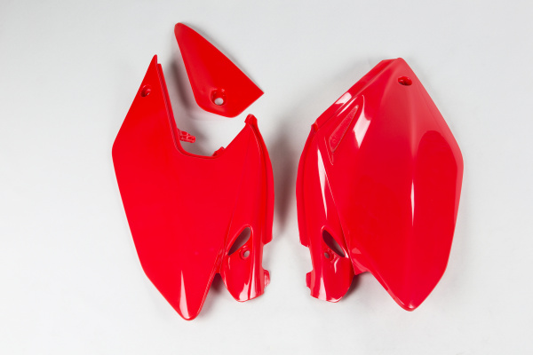 Fiancatine laterali - rosso - Honda - PLASTICHE REPLICA - HO03647-070 - UFO Plast