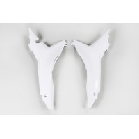 Coperchio Scatola Filtro bianco per Honda CRF 250R (2014-17) - CRF 450R (2013-16) - PLASTICHE REPLICA - HO04658-041 - Ufo Plast Coperchio Scatola Filtro bianco per Honda CRF 250R (2014-17) - CRF 450R (2013-16) - PLASTICHE REPLICA - HO04658-041 - Ufo Plast