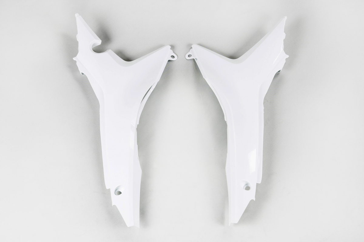Coperchio Scatola Filtro bianco per Honda CRF 250R (2014-17) - CRF 450R (2013-16) - PLASTICHE REPLICA - HO04658-041 - Ufo Plast