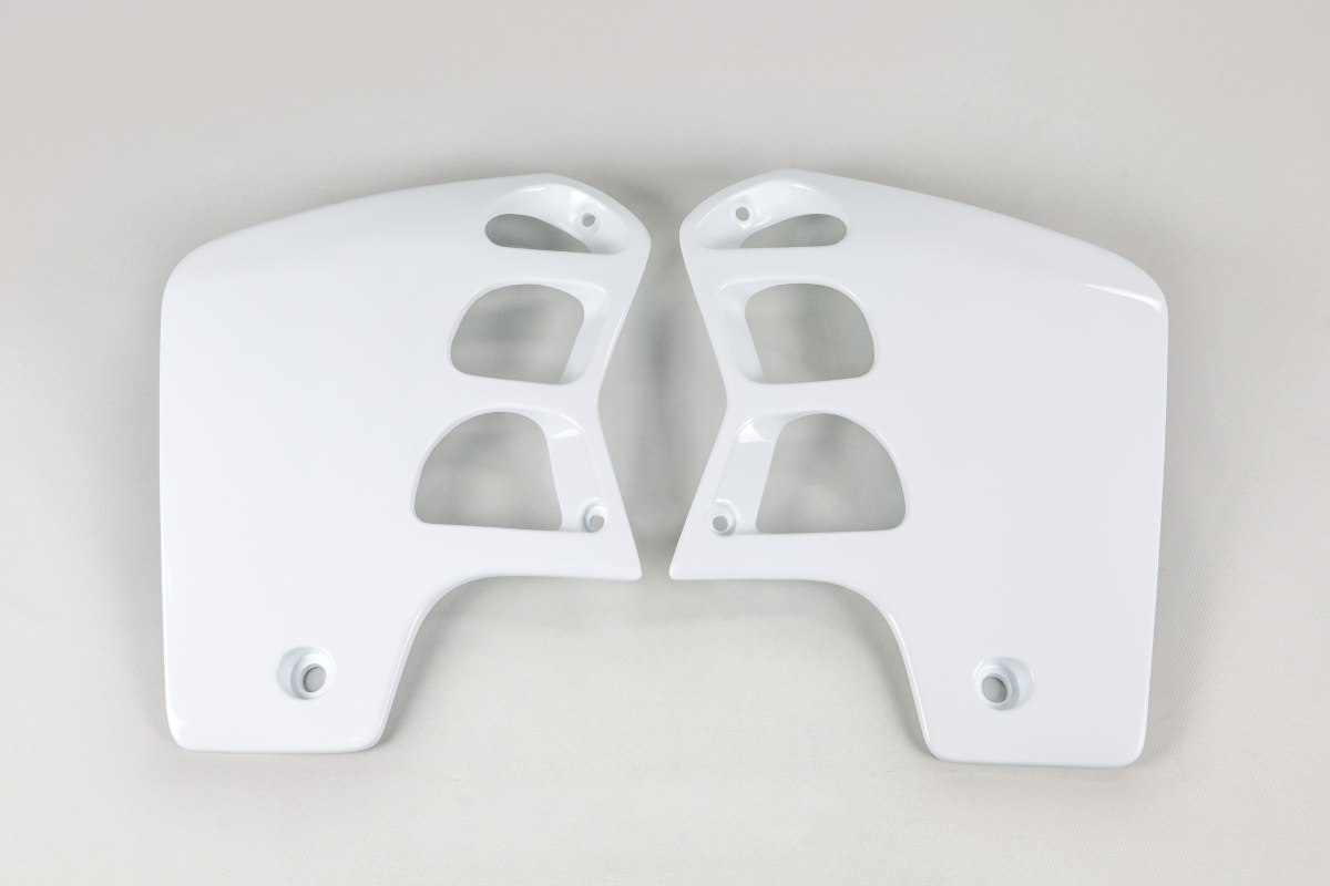 Radiator Covers white for Honda CR 500 (1989-01) - REPLICA PLASTICS - HO02620-041 - Ufo Plast