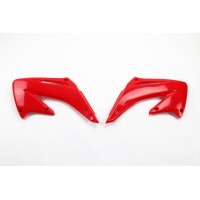 Radiator covers - red 070 - Honda - REPLICA PLASTICS - HO03689-070 - UFO Plast