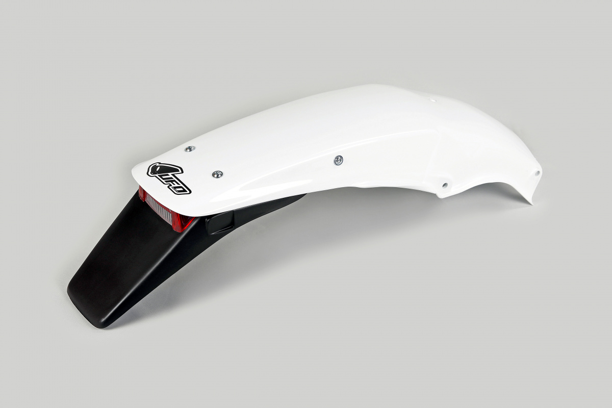 Parafango Posteriore bianco per Honda CR 125 (1993-97) - CR 250 (1992-96) - PLASTICHE REPLICA - HO02655-041 - Ufo Plast