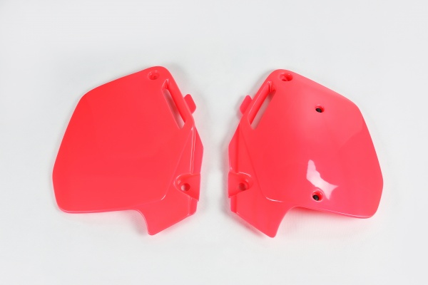 Fiancatine laterali - rosso - Honda - PLASTICHE REPLICA - HO02626-067 - UFO Plast