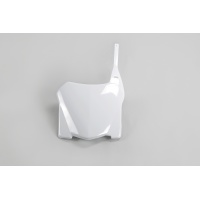 Portanumero Anteriore bianco per Honda CRF 250R (2008-09) - CRF 450R (2008) - PLASTICHE REPLICA - HO04629-041 - Ufo Plast