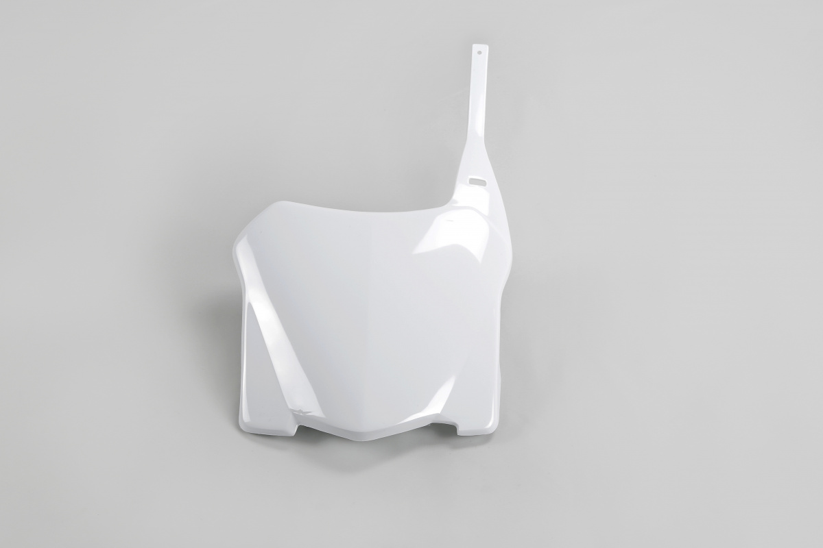 Portanumero Anteriore bianco per Honda CRF 250R (2008-09) - CRF 450R (2008) - PLASTICHE REPLICA - HO04629-041 - Ufo Plast