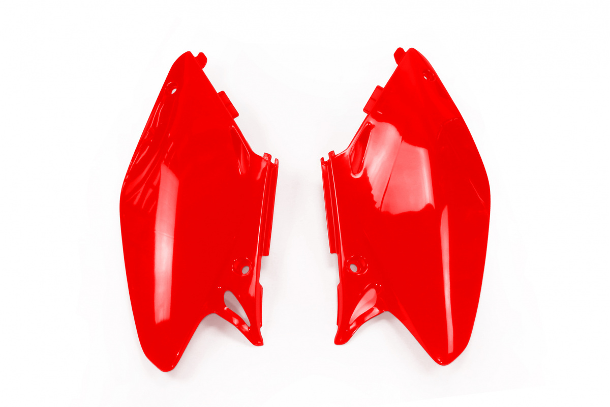 Fiancatine laterali - rosso - Honda - PLASTICHE REPLICA - HO03690-070 - UFO Plast