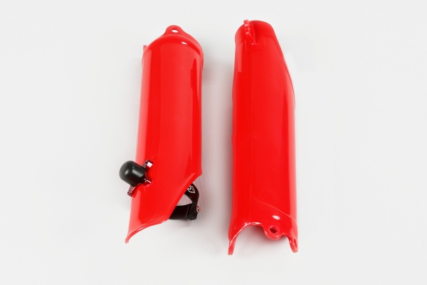 Fork slider protectors + quick starter - red 070 - Honda - REPLICA PLASTICS - HO04671-070 - UFO Plast