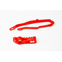 Chain guide+swingarm chain slider - red 070 - Honda - REPLICA PLASTICS - HO04631-070 - UFO Plast