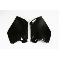 Fiancatine Laterali nero per Honda CR 125 (1995-97) - CR 250 (1995-96) - PLASTICHE REPLICA - HO02673-001 - Ufo Plast