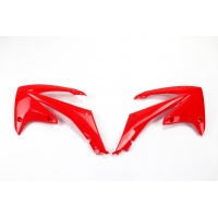 Radiator covers - red 070 - Honda - REPLICA PLASTICS - HO04637-070 - UFO Plast