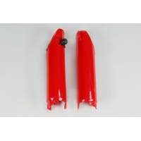 Fork slider protectors + quick starter - red 070 - Honda - REPLICA PLASTICS - HO04610-070 - UFO Plast