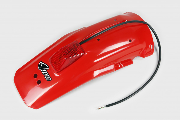 Parafango posteriore / Con portatarga - rosso - Honda - PLASTICHE REPLICA - HO02650-069 - UFO Plast