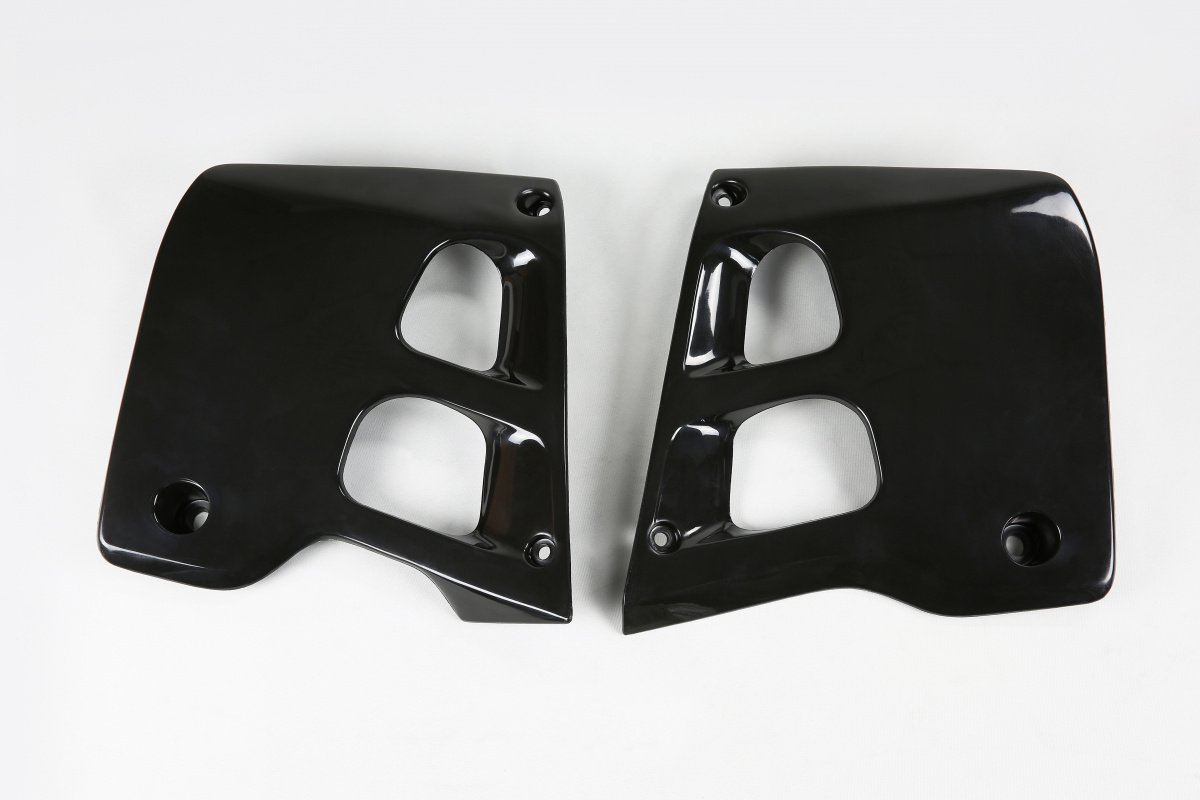 Convogliatori Radiatore nero per Honda CR 125 (1991-92) - CR 250 (1990-91) - PLASTICHE REPLICA - HO02625-001 - Ufo Plast