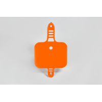 Portanumero anteriore - arancio - Honda - PLASTICHE REPLICA - HO03642-127 - UFO Plast