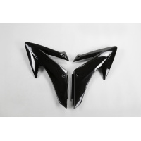 Radiator covers - black - Honda - REPLICA PLASTICS - HO04650-001 - UFO Plast