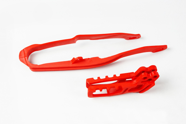 Kit cruna catena+fascia forcella - rosso - Honda - PLASTICHE REPLICA - HO04632-070 - UFO Plast