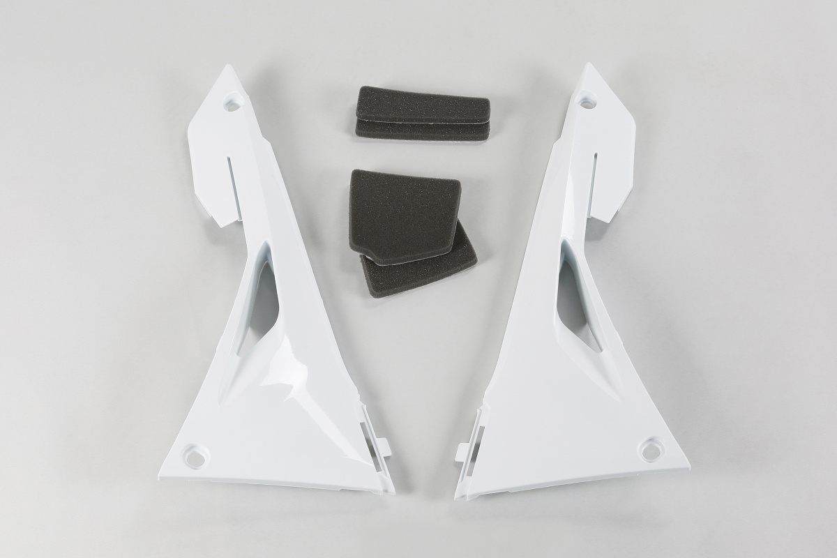 Coperchio Scatola Filtro bianco per Honda CRF 250R (2018-21) - CRF 450R (2017-20) - CRF 250RX (2019-21) - CRF 450RX (2017-20)...