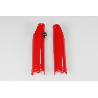 Fork slider protectors + quick starter - red 070 - Honda - REPLICA PLASTICS - HO04642-070 - UFO Plast