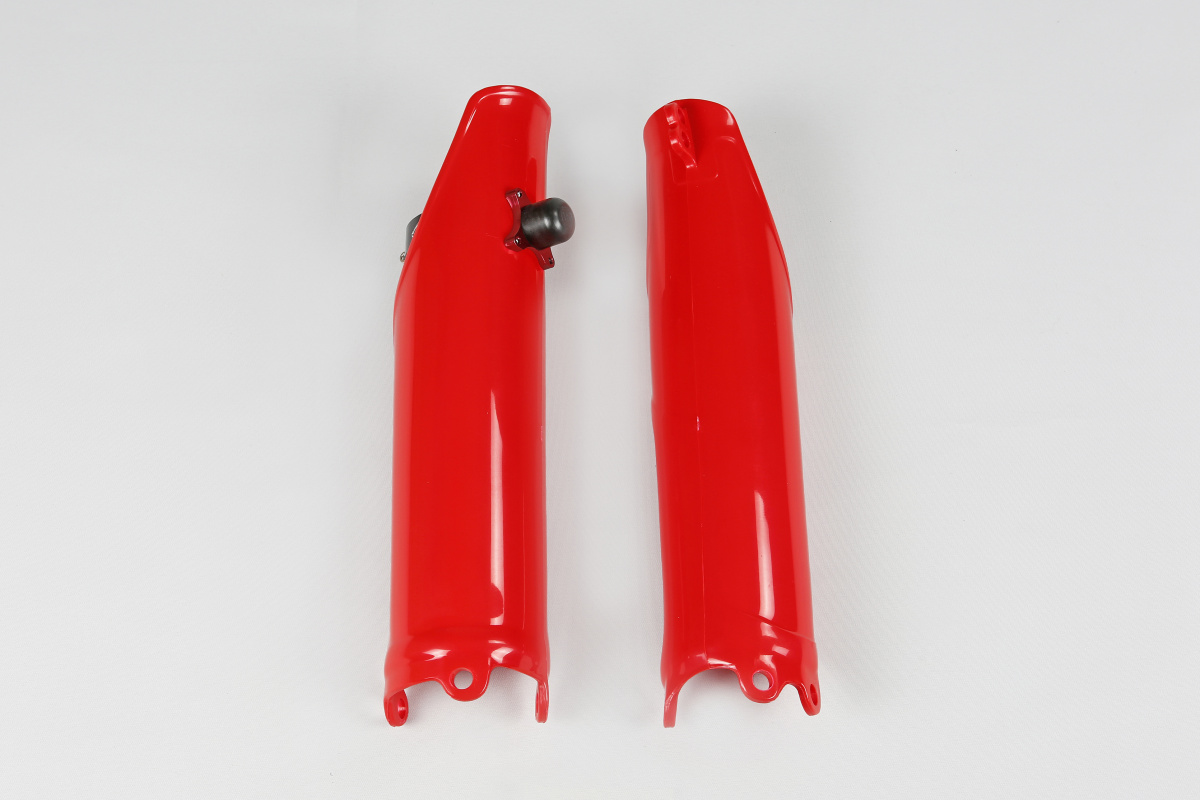 Parasteli + Quick Starter rosso per Honda CRF 250R (2010-17) - CRF 450R (2009-12) - PLASTICHE REPLICA - HO04642-070 - Ufo Plast