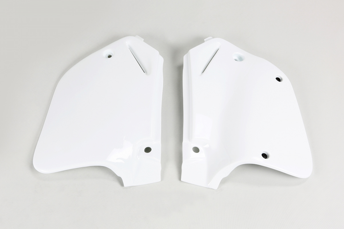 Fiancatine laterali - bianco - Honda - PLASTICHE REPLICA - HO02654-041 - UFO Plast