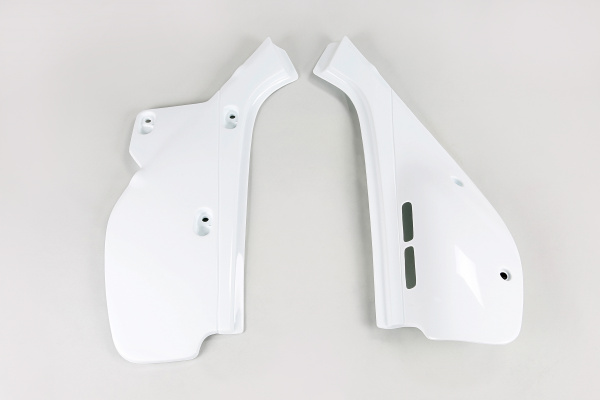 Fiancatine laterali - bianco - Honda - PLASTICHE REPLICA - HO02639-041 - UFO Plast