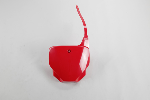 Portanumero anteriore - rosso - Honda - PLASTICHE REPLICA - HO04672-070 - UFO Plast
