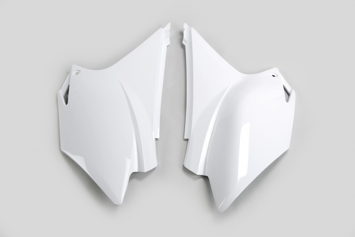 Fiancatine laterali - bianco - Honda - PLASTICHE REPLICA - HO04676-041 - UFO Plast