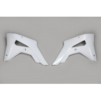 Convogliatori Radiatore bianco per Honda CRF 250RX (2019-21) - CRF 450RX (2017-20) - PLASTICHE REPLICA - HO04683-041 - Ufo Plast