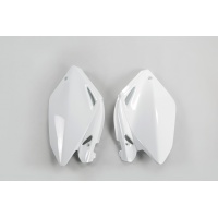 Fiancatine laterali - bianco - Honda - PLASTICHE REPLICA - HO03635-041 - UFO Plast