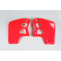 Radiator covers - red 067 - Honda - REPLICA PLASTICS - HO02620-067 - UFO Plast