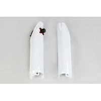 Fork slider protectors + quick starter - white 041 - Honda - REPLICA PLASTICS - HO04610-041 - UFO Plast