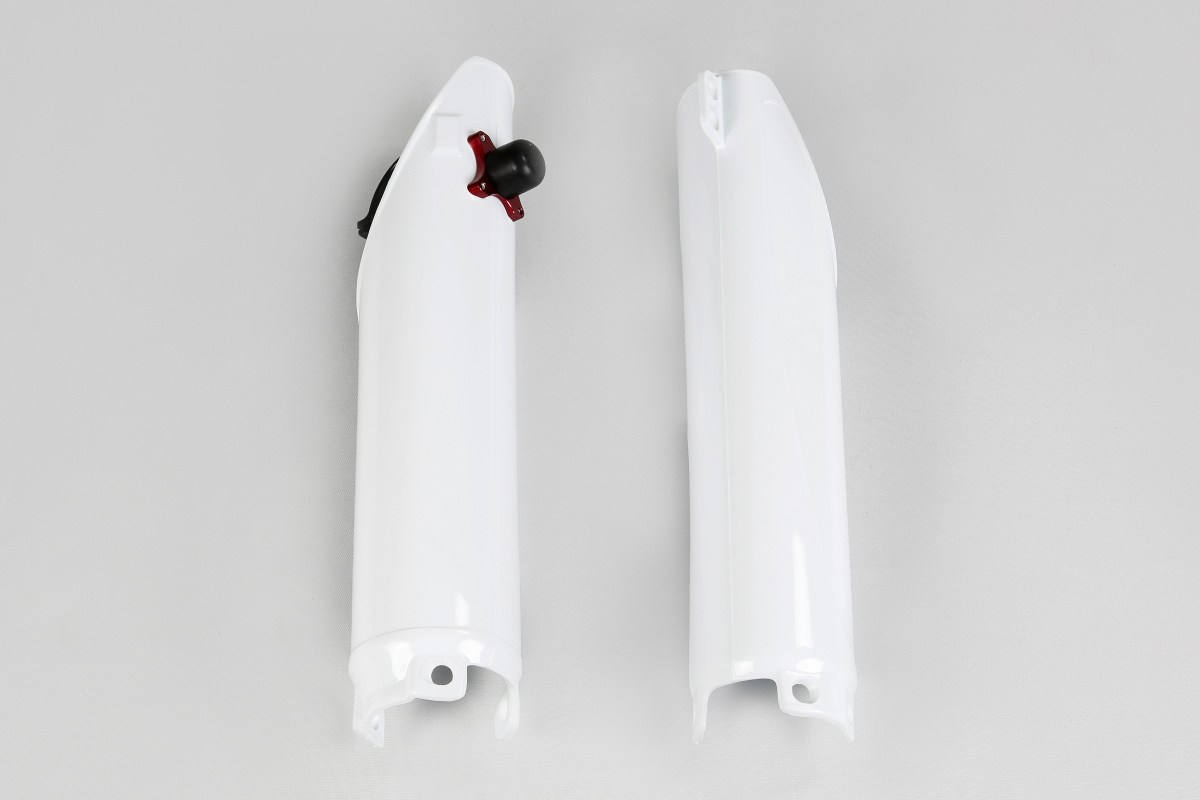 Parasteli + Quick Starter bianco per Honda CR 125 (2002-07) - CR 250 (2002-07) - CRF 250R (2004-09) - CRF 450R (2002-08) - PL...