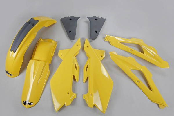 Kit completo - giallo - Husqvarna - PLASTICHE REPLICA - HUKIT602-103 - UFO Plast