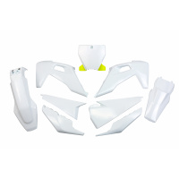 Kit plastiche Husqvarna - bianco - PLASTICHE REPLICA - HUKIT622-041 - UFO Plast