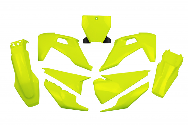 Plastic kit Husqvarna - neon yellow - REPLICA PLASTICS - HUKIT622-DFLU - UFO Plast