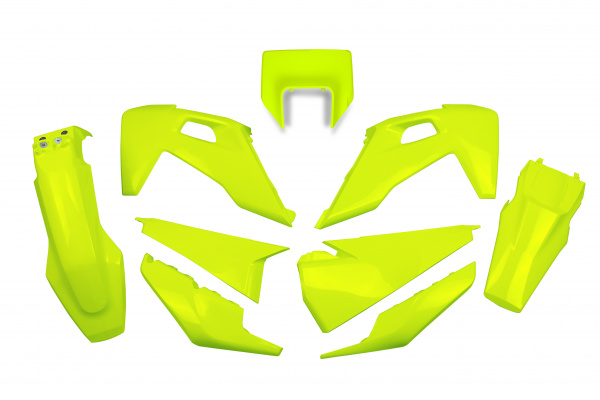Graines Créative: Kit 3 Fogli Di Plastica Pazza Fosforescente 26x20 Cm Per Creazioni Termorestringenti