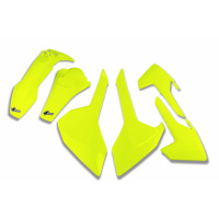 Plastic kit Husqvarna - neon yellow - REPLICA PLASTICS - HUKIT618-DFLU - UFO Plast