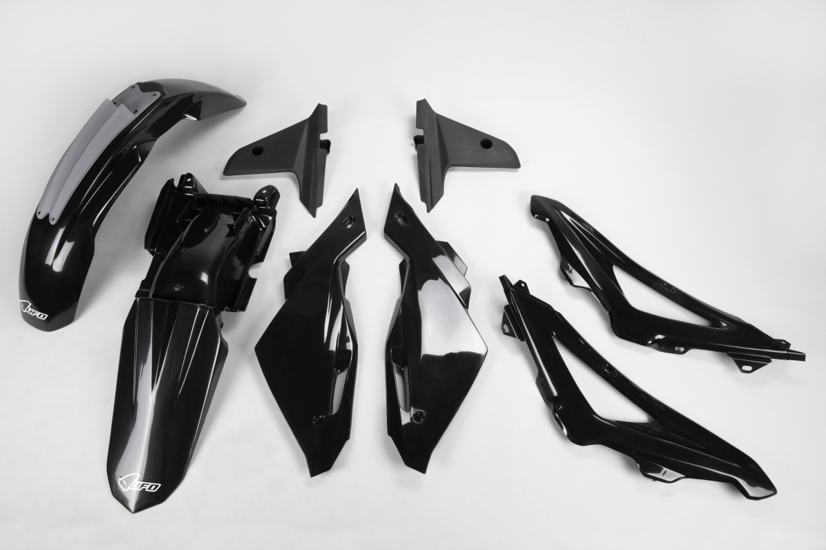 Kit Plastiche nero per Husqvarna CR 125 (2009-13) - PLASTICHE REPLICA - HUKIT611-001 - Ufo Plast