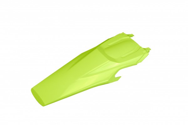 Parafango posteriore / Con attacchi - giallo fluoro - Husqvarna - PLASTICHE REPLICA - HU03399-DFLU - UFO Plast