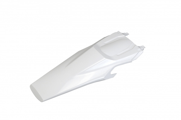 Parafango posteriore / Con attacchi - bianco - Husqvarna - PLASTICHE REPLICA - HU03399-041 - UFO Plast
