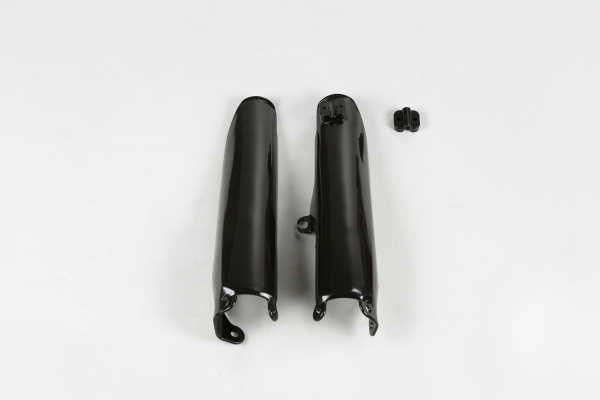Fork slider protectors - black - Husqvarna - REPLICA PLASTICS - HU03346-001 - UFO Plast