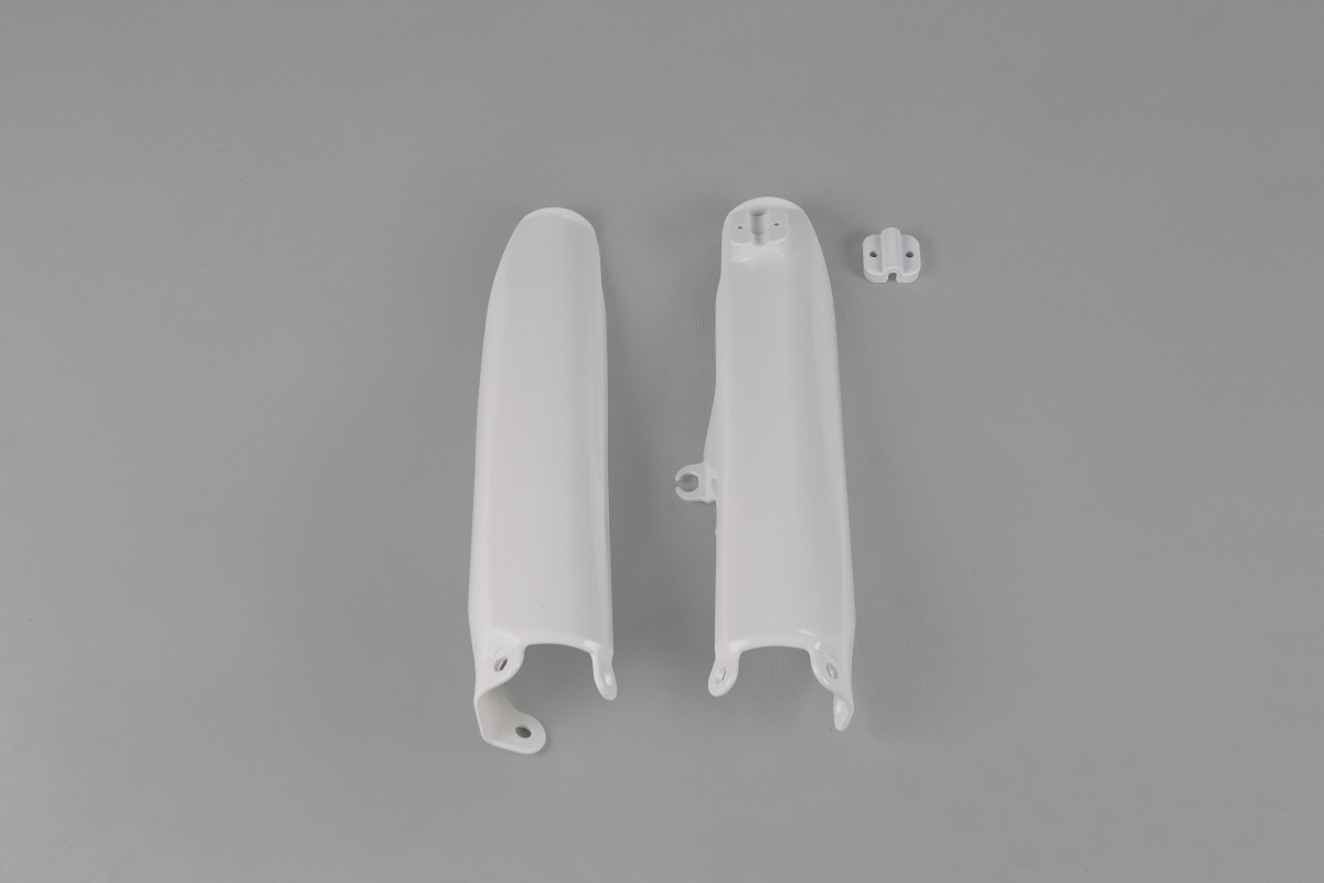 Fork slider protectors - white 041 - Husqvarna - REPLICA PLASTICS - HU03346-041 - UFO Plast