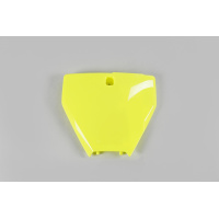 Portanumero anteriore - giallo fluo - Husqvarna - PLASTICHE REPLICA - HU03367-DFLU - UFO Plast