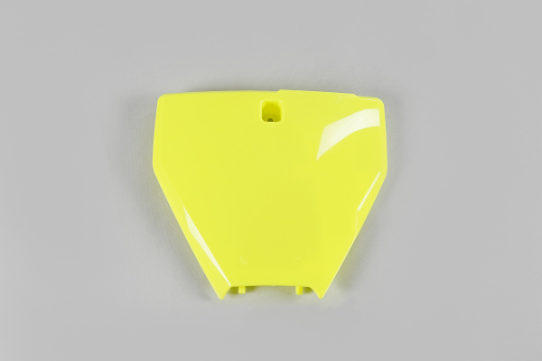 Portanumero anteriore - giallo fluo - Husqvarna - PLASTICHE REPLICA - HU03367-DFLU - UFO Plast