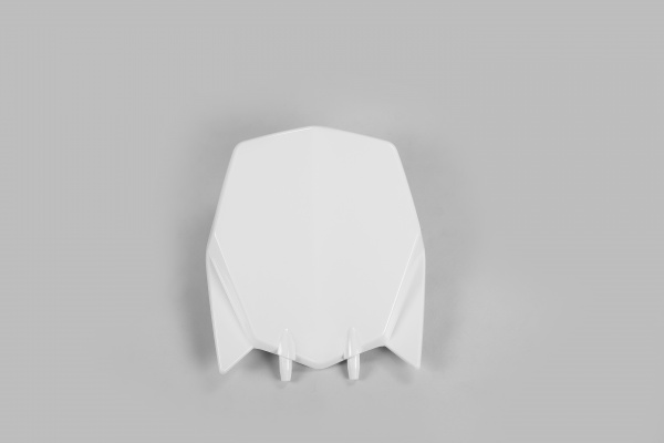 Portanumero anteriore - bianco - Husqvarna - PLASTICHE REPLICA - HU03343-041 - UFO Plast