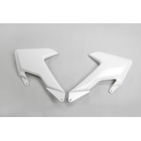 Radiator covers - white 041 - Husqvarna - REPLICA PLASTICS - HU03365-041 - UFO Plast