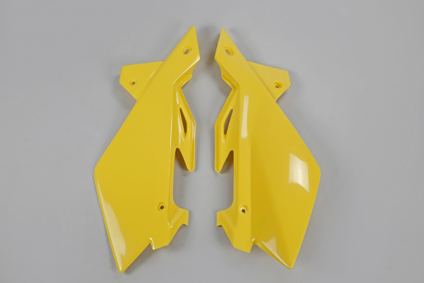 Fiancatine laterali - giallo - Husqvarna - PLASTICHE REPLICA - HU03317-103 - UFO Plast