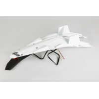 Parafango posteriore / Con portatarga - bianco - Husqvarna - PLASTICHE REPLICA - HU03344-041 - UFO Plast