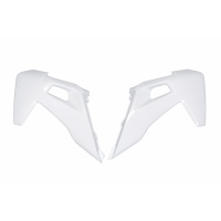 Radiator covers - white 20-21 - Husqvarna - REPLICA PLASTICS - HU03390-040 - UFO Plast
